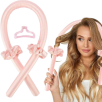 مجموعة تجعيد الشعر بدون حرارة