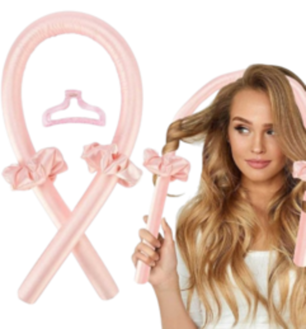 مجموعة تجعيد الشعر بدون حرارة