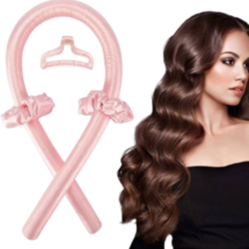 مجموعة تجعيد الشعر بدون حرارة