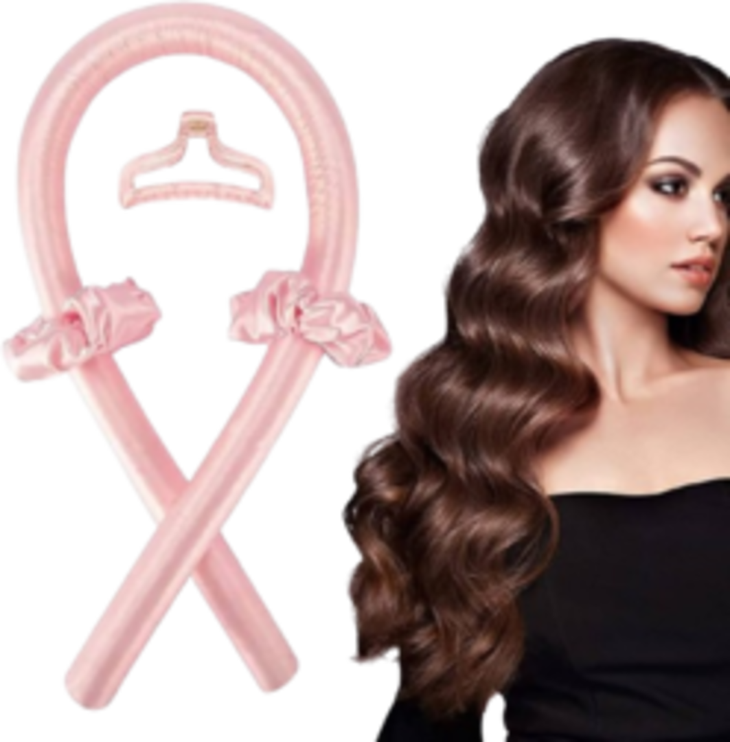 مجموعة تجعيد الشعر بدون حرارة